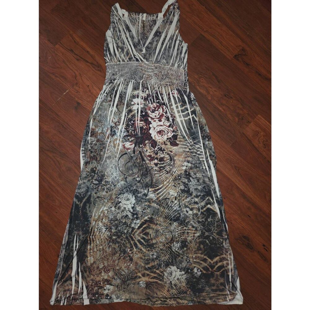 Boho Fairycore Mesh Maxi Dress